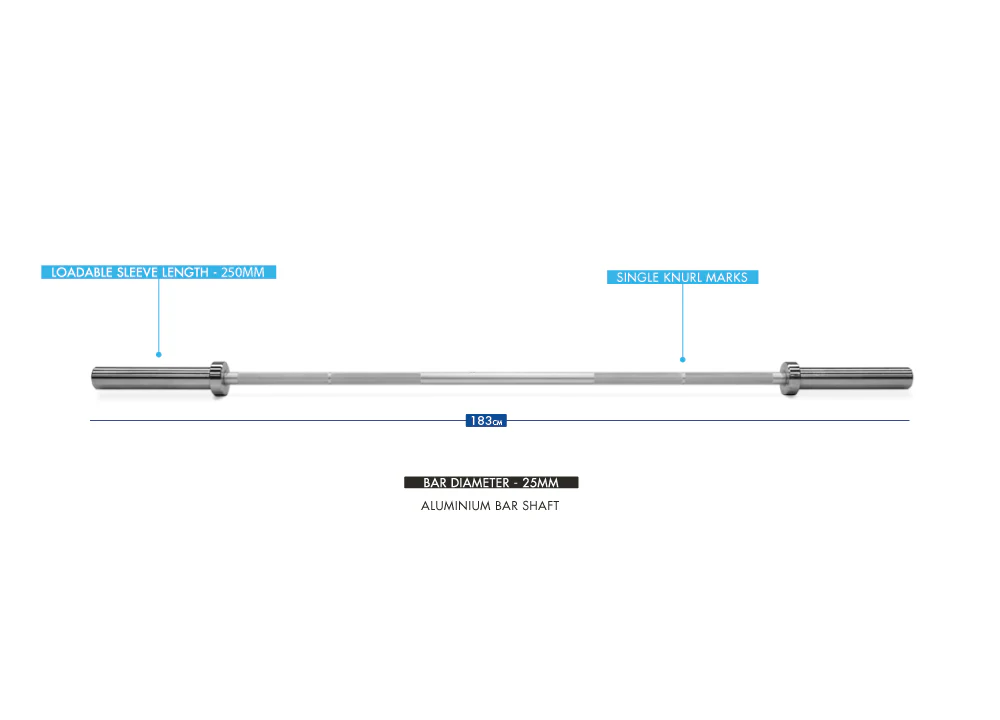 Bulldog Gear - Box Bar 2.0 - 7.5KG Training Barbell - Image 8