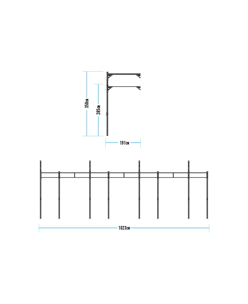 Bulldog Gear - 4 Bay Wall Mounted Rig - Image 2