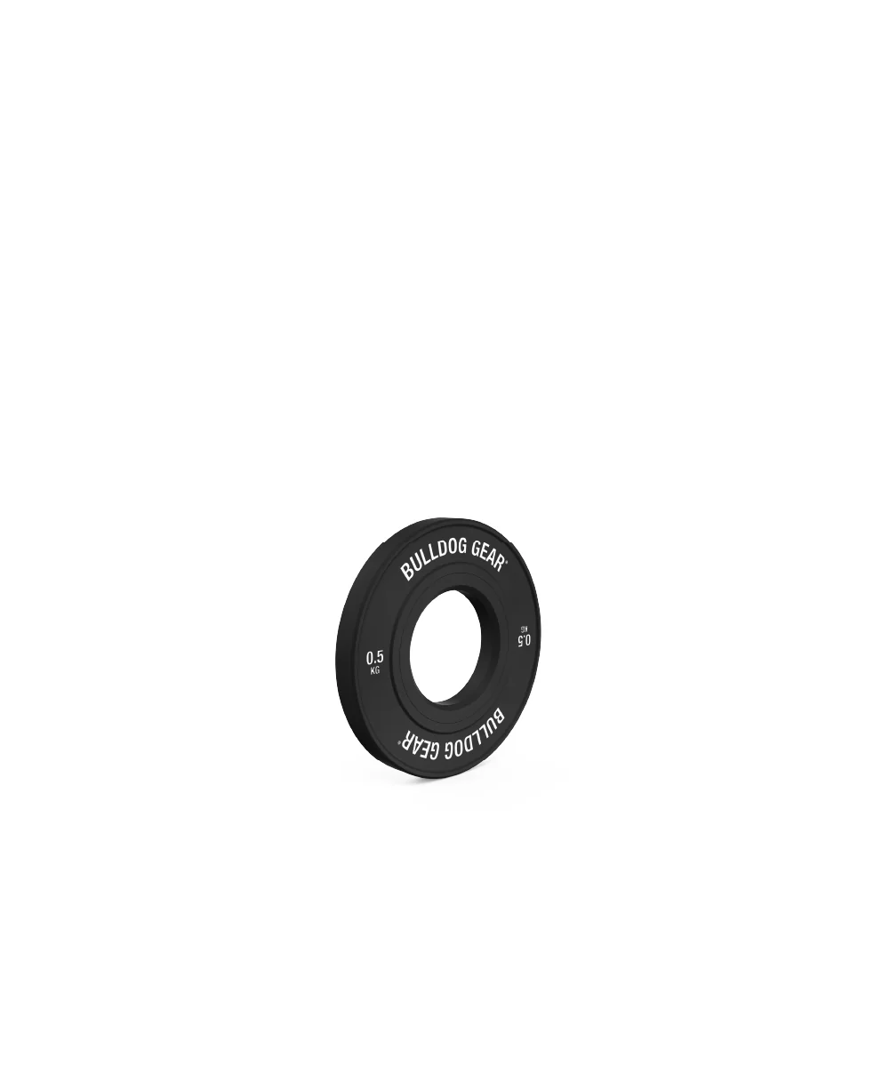 Bulldog Gear - Black Fractional Weight Change Plates 1.0 - 0.5kg-5kg - Image 3