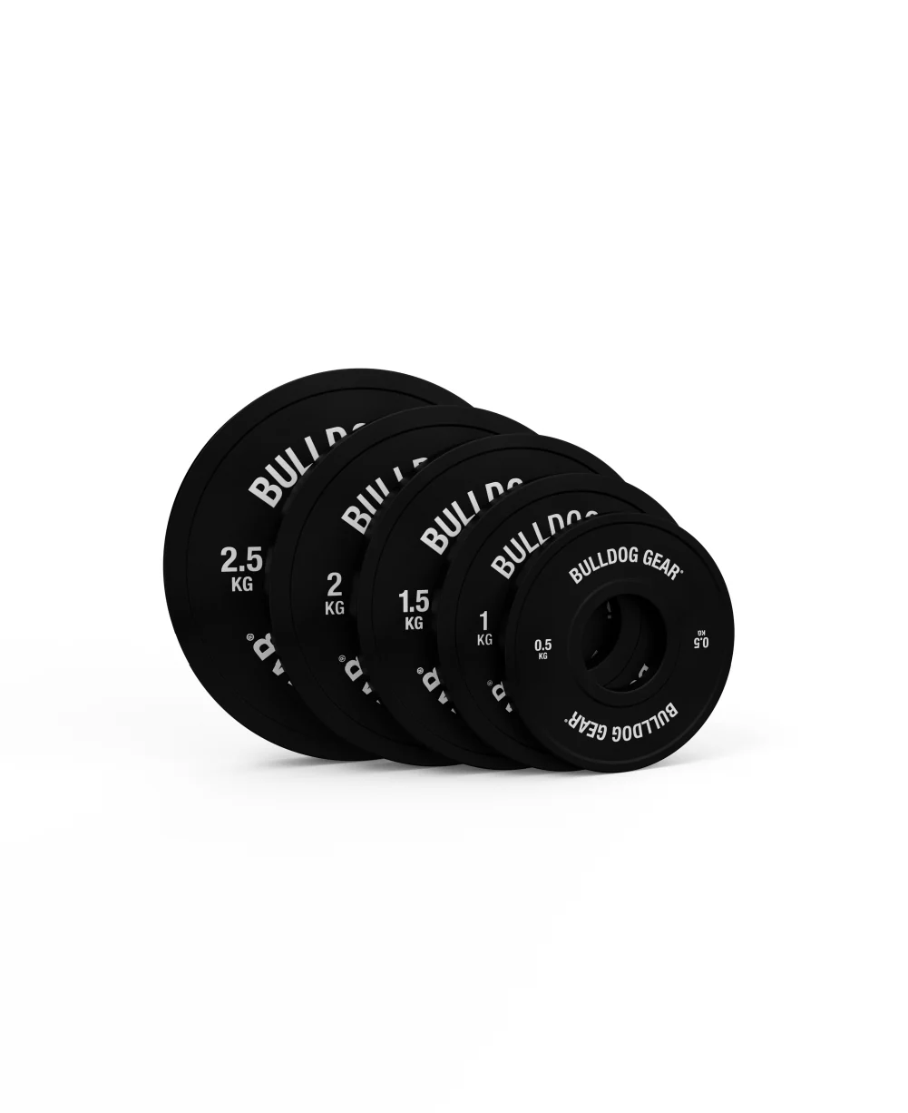 Bulldog Gear - Black Fractional Weight Change Plates 1.0 - 0.5kg-5kg - Image 9