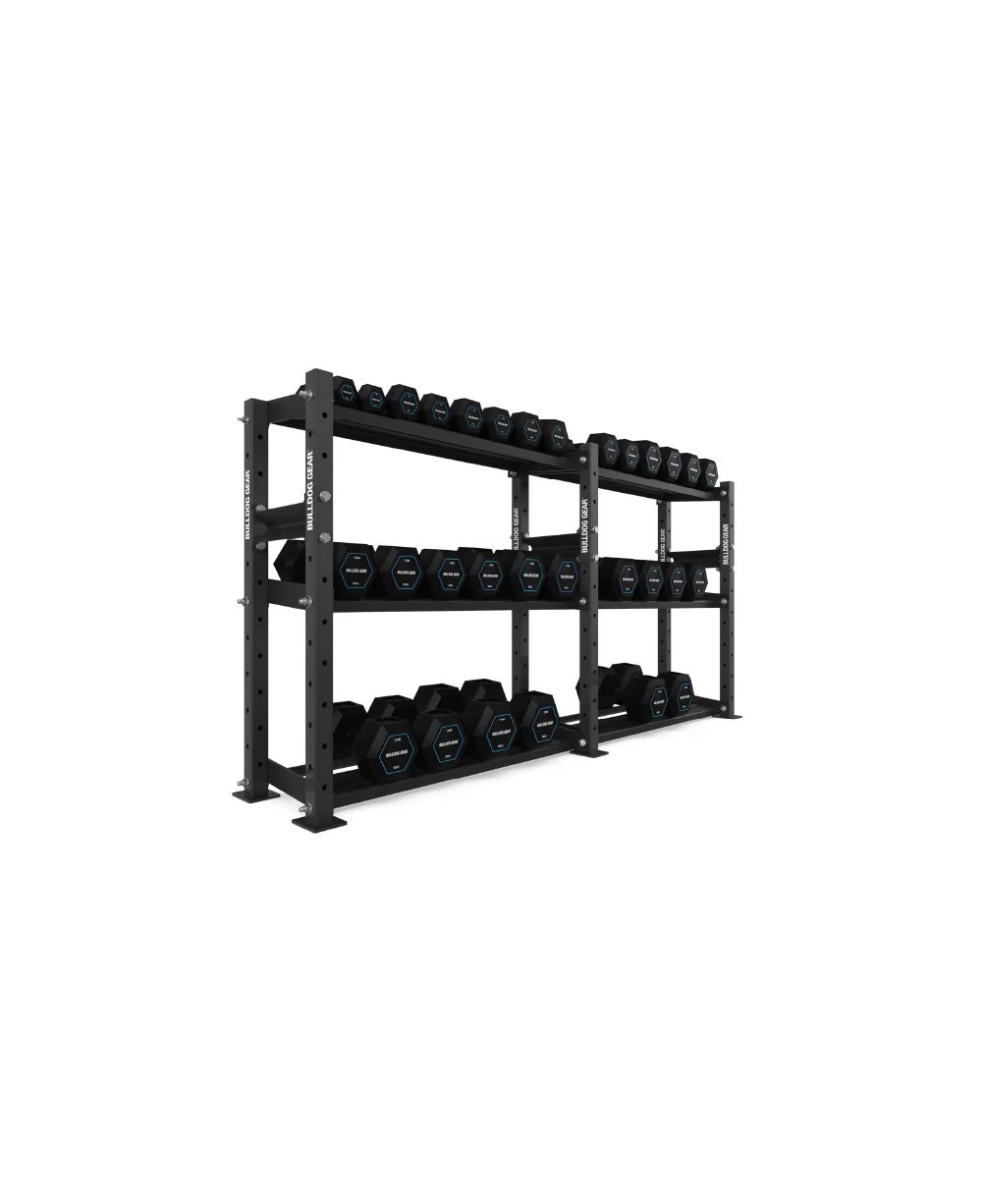 Bulldog Gear - Hex Dumbbell Storage System - 229cm - Configuration A - Image 2