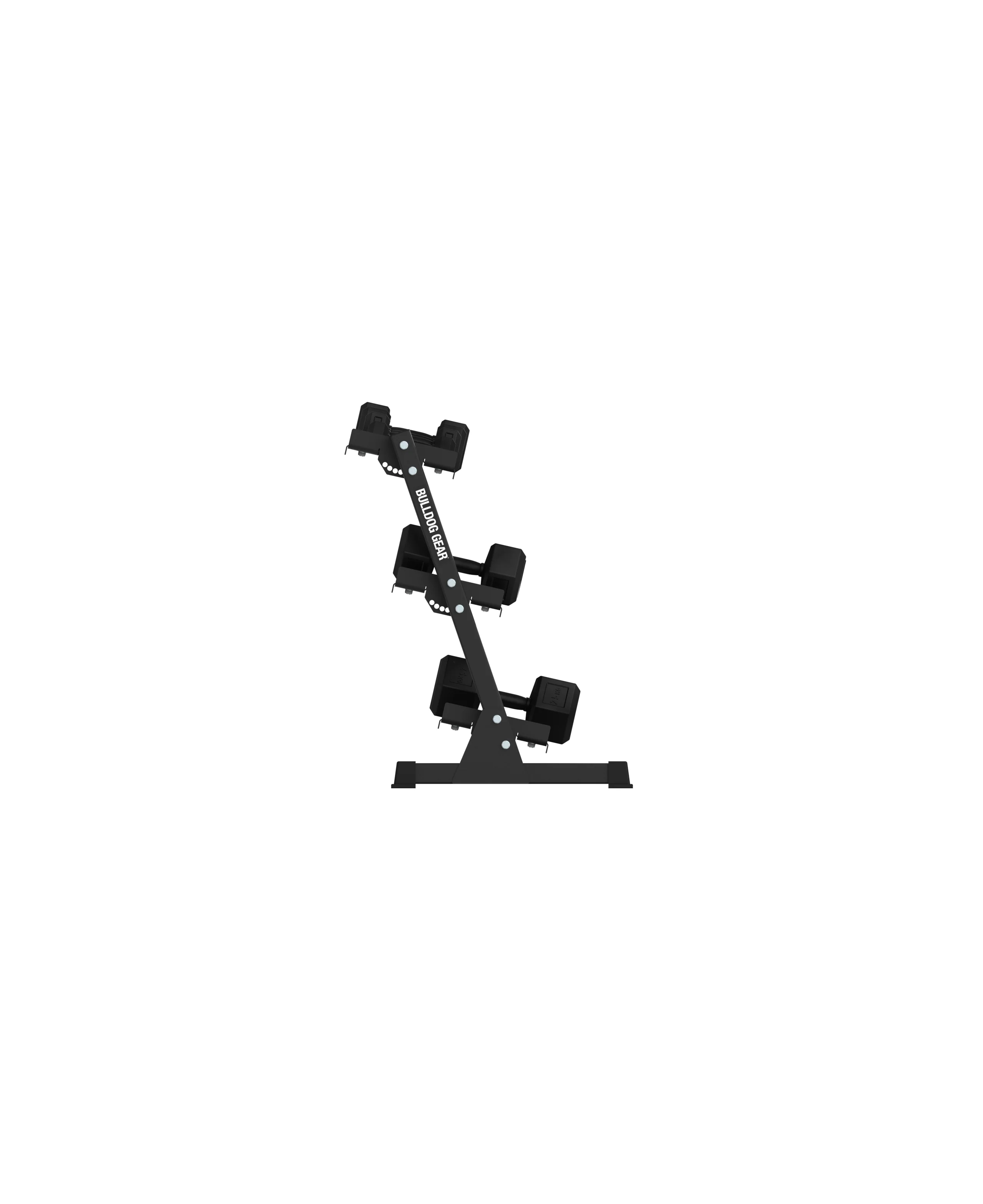 Bulldog Gear - Hex Dumbbells 1.0 Set + Garage Gym Storage System Bundle - Image 4