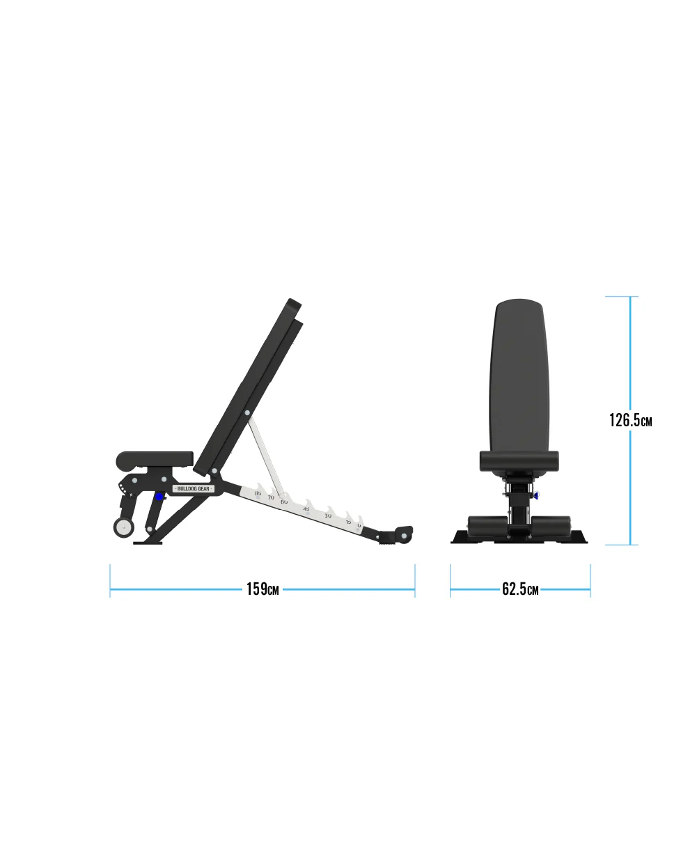 Bulldog Gear - Home Gym Adjustable Bench - Image 3