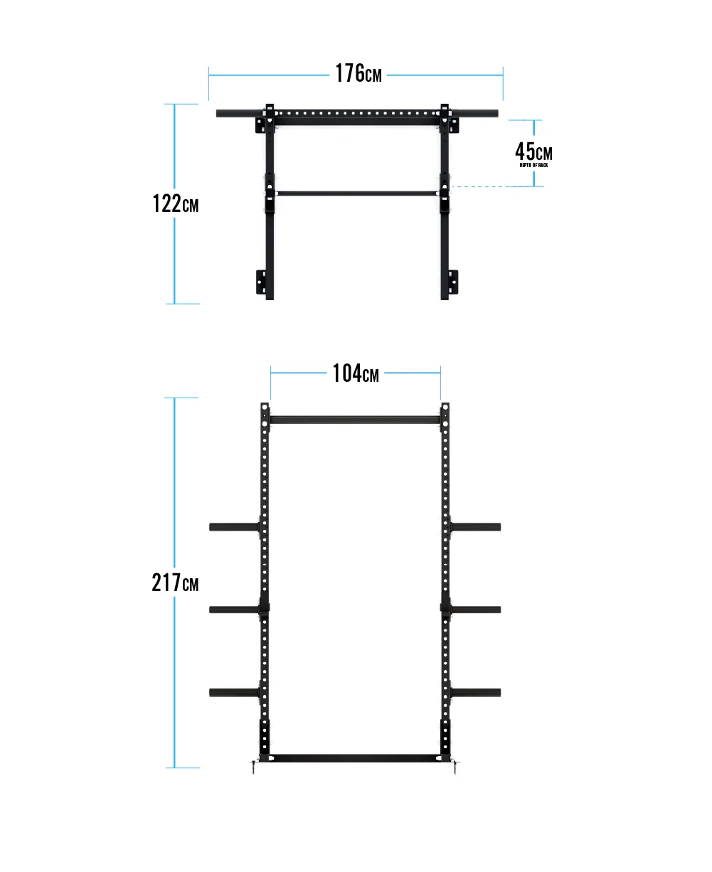 Bulldog Gear - Home Gym Series - 2.17m Half Rack With Pull Up Bar - Image 8
