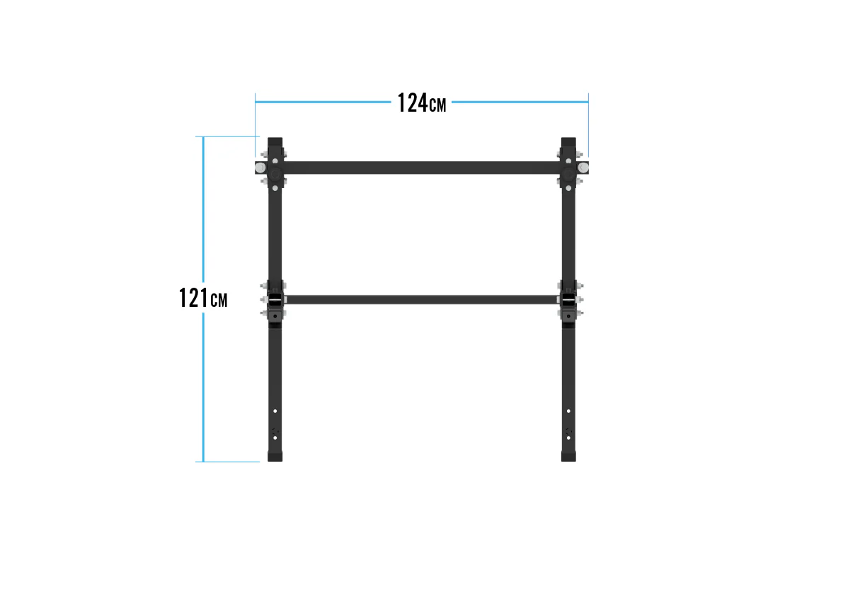 Bulldog Gear - Home Gym Series Squat Rack With Pull Up Bar - HGSSR2 2.2m - Image 6