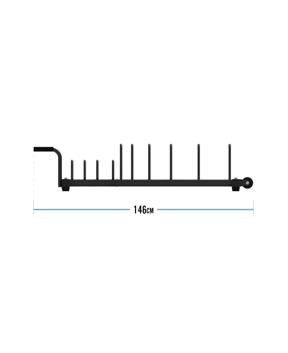 Bulldog Gear - Horizontal Toaster Rack Bumper Plate Storage v.2 - Image 5