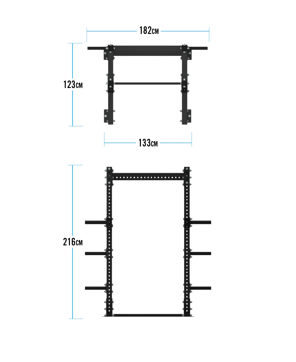 Bulldog Gear - MLHR - 2.16m Half Rack With Pull Up Bar - Image 5