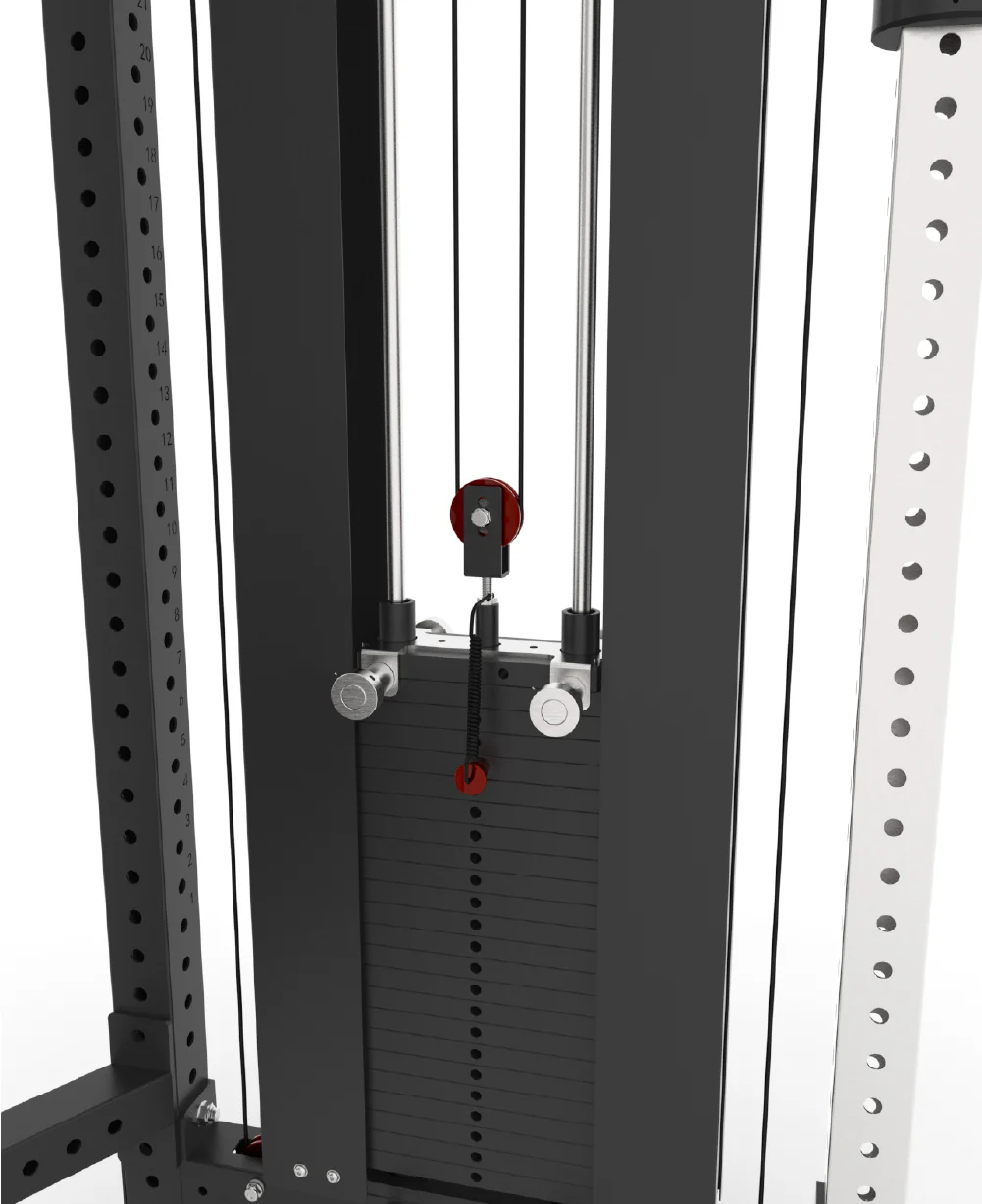 Bulldog Gear - Nemesis Dual Cable Adjustable Pulley Machine - Functional Trainer x2 120kg Stacks - Image 7