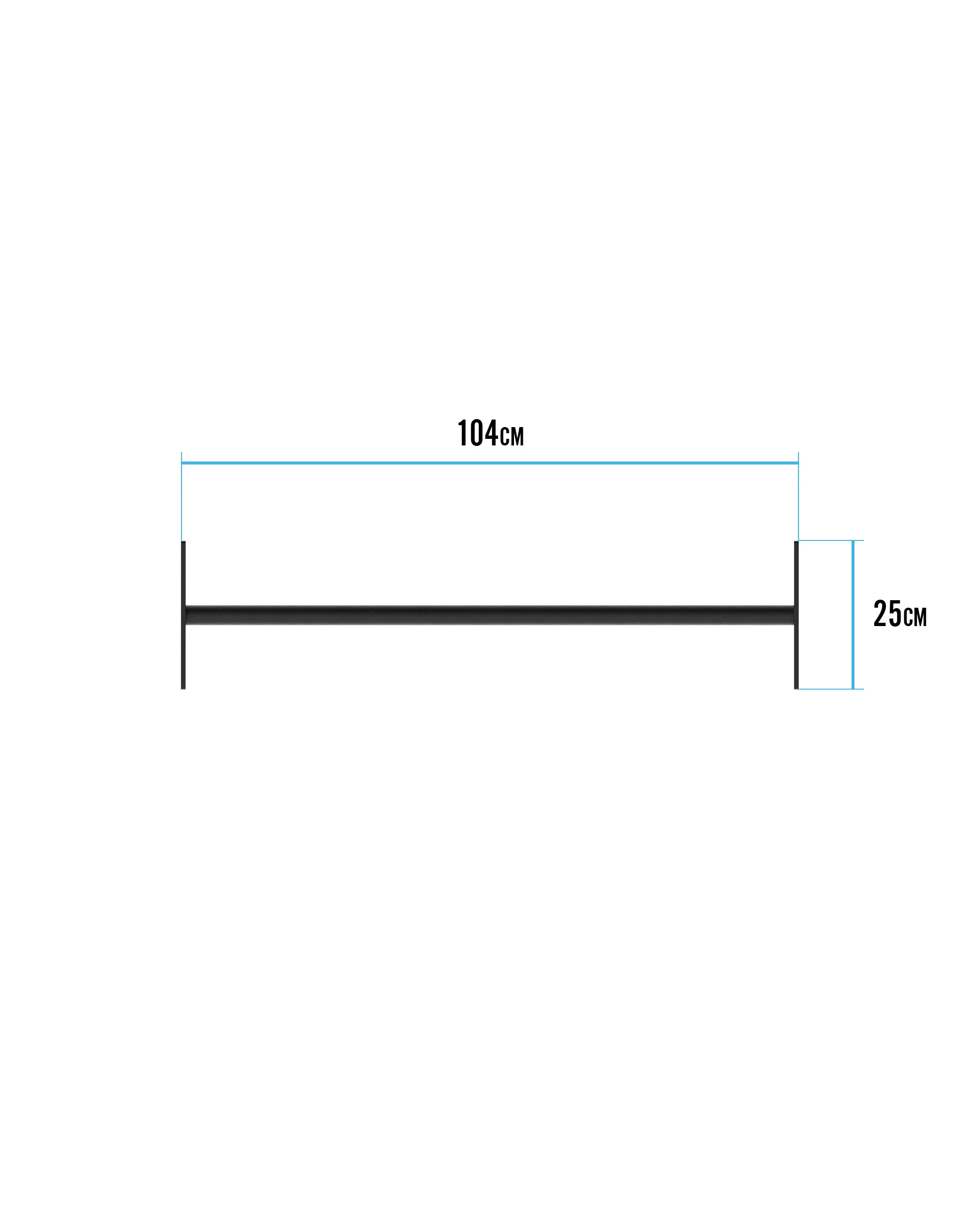 Bulldog Gear - Rig Single Pull Up Bar - 104cm - Image 3