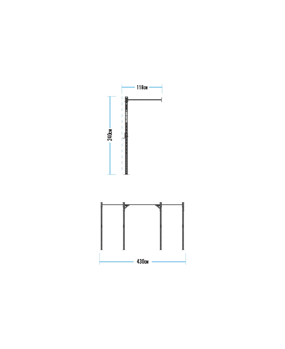 Bulldog Gear - Studio - 2 Bay Wall Mounted Rig - Image 2