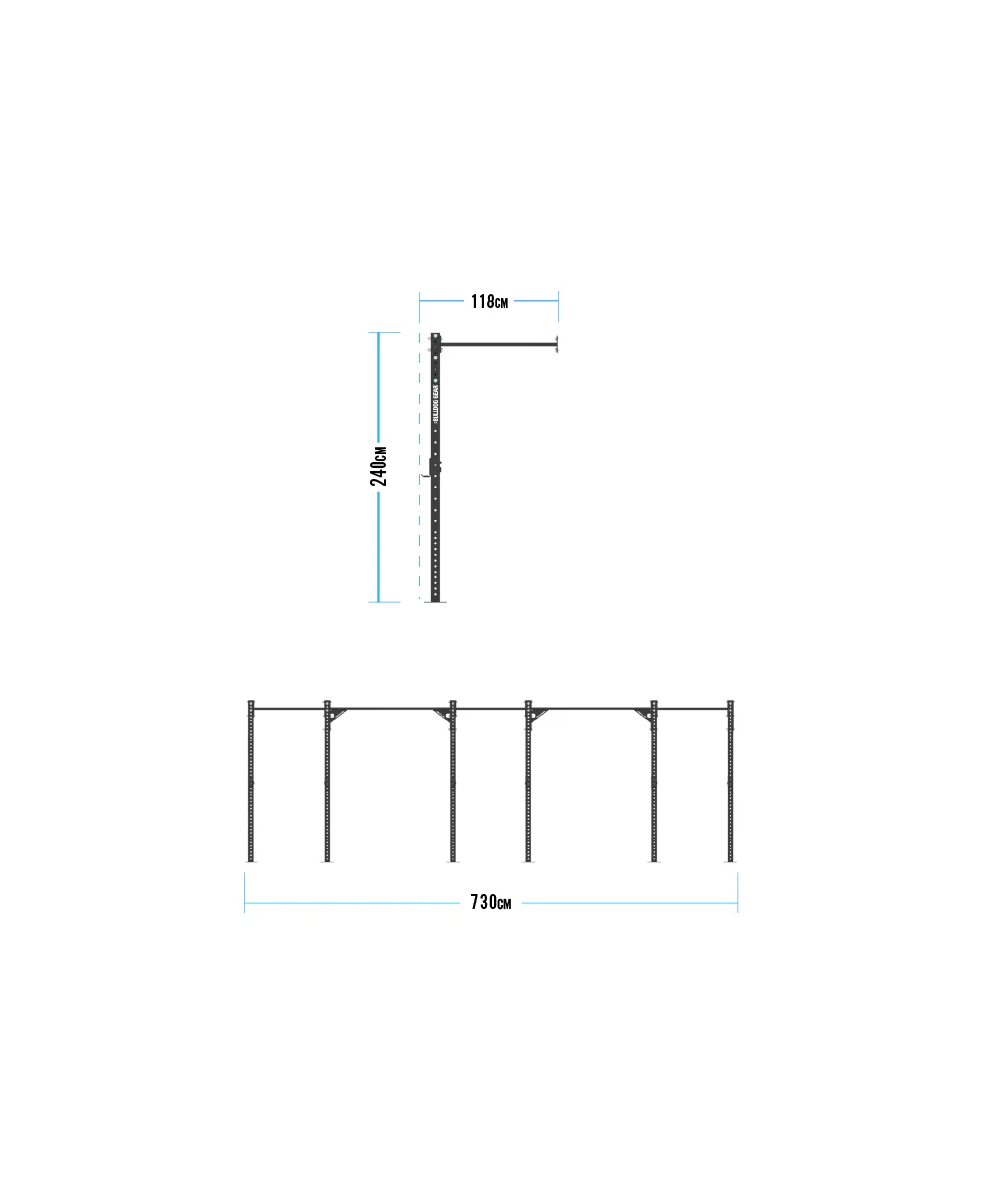 Bulldog Gear - Studio - 3 Bay Wall Mounted Rig - Image 2