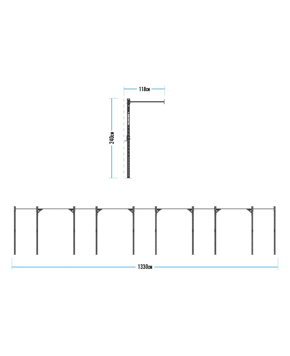 Bulldog Gear - Studio - 5 Bay Wall Mounted Rig - Image 2
