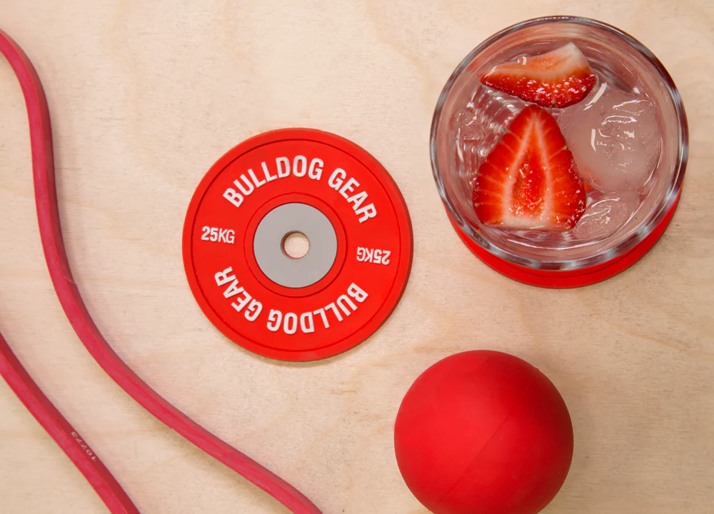 Bulldog Gear - Rubber Weight Plate Coasters - Image 5