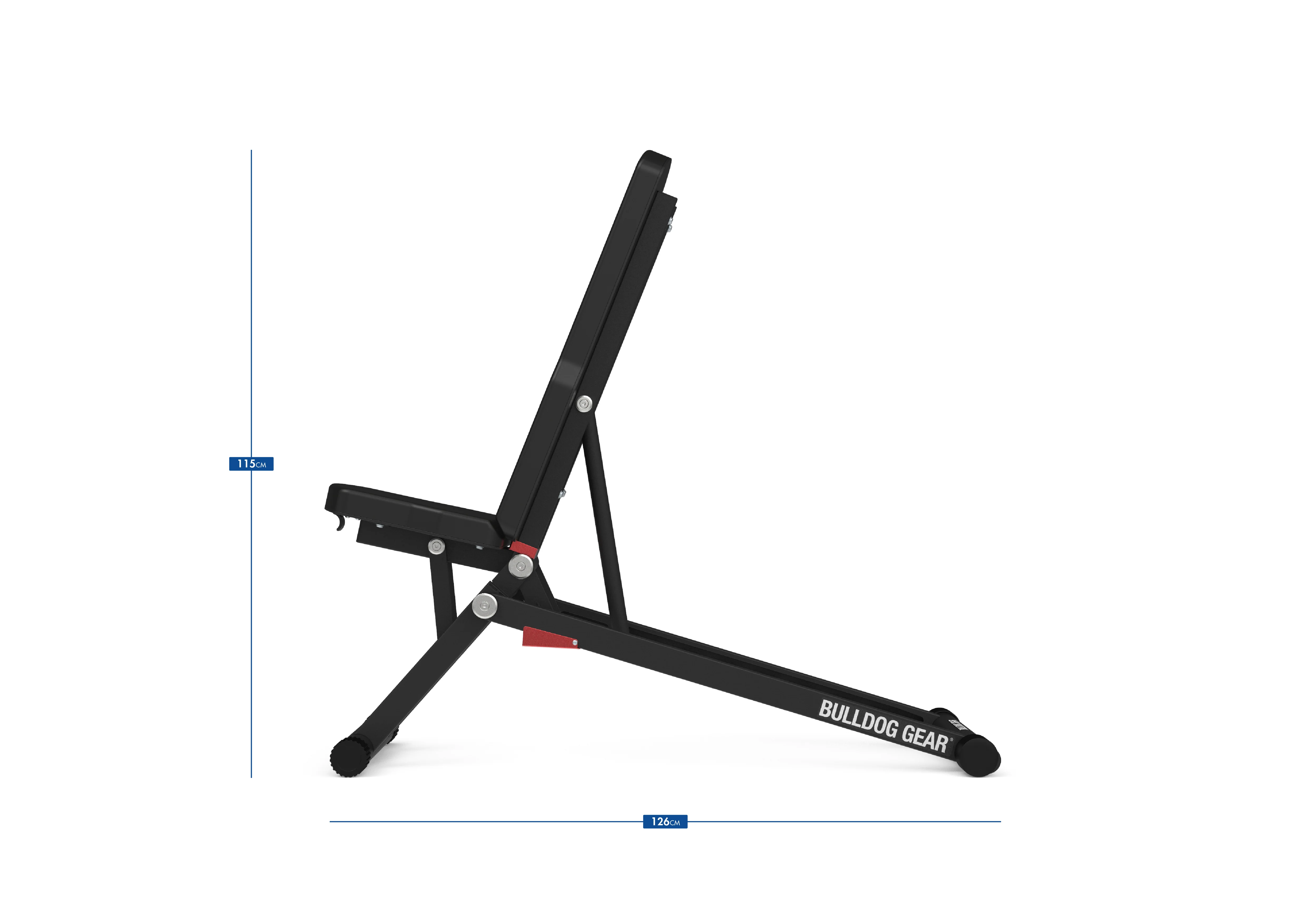 CLEARANCE - Bulldog Gear - Zero - Fold Flat Adjustable Weight Bench - Image 4