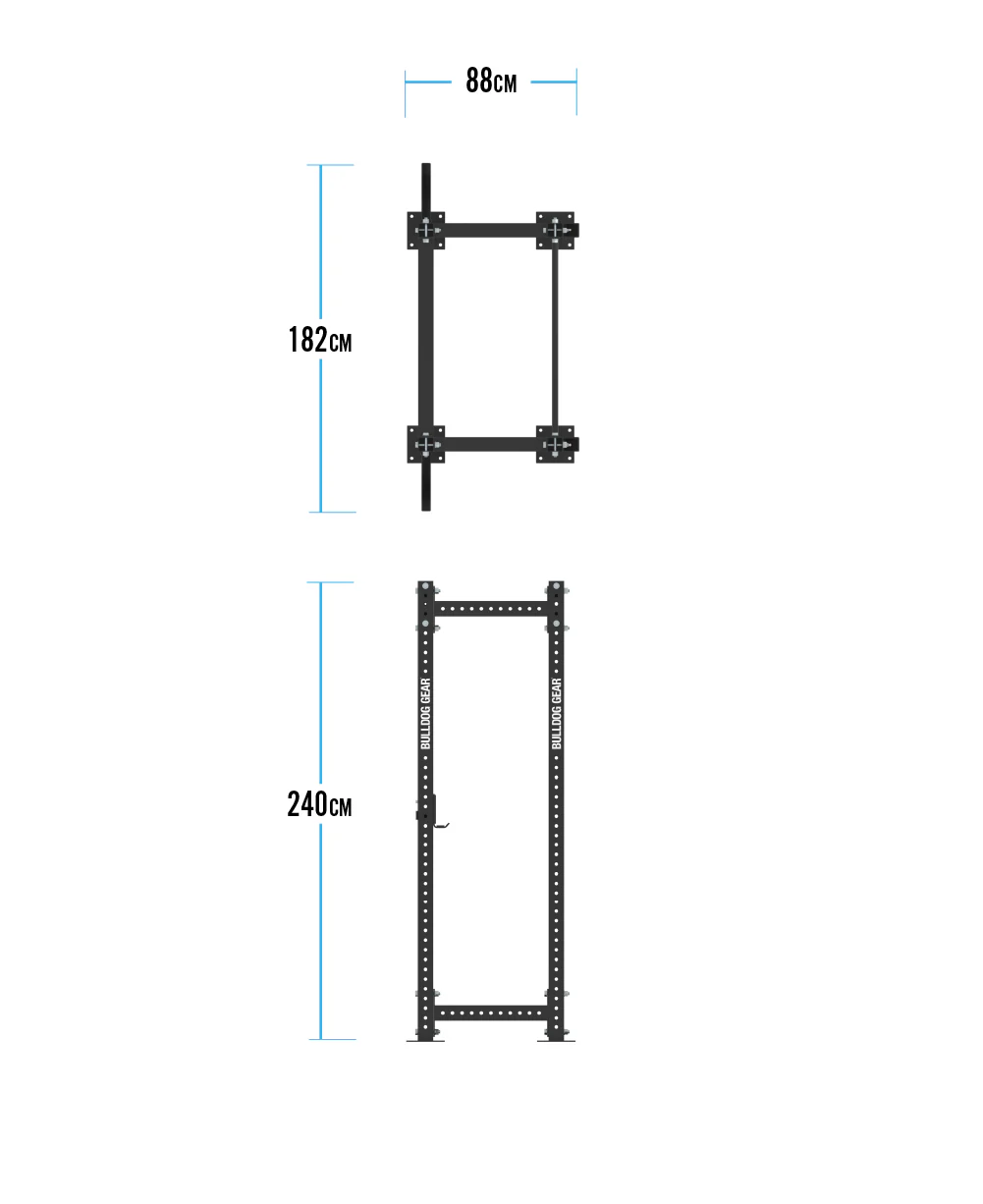 Bulldog Gear - MLPR1 Static Power Rack With Pull Up Bar - Image 4