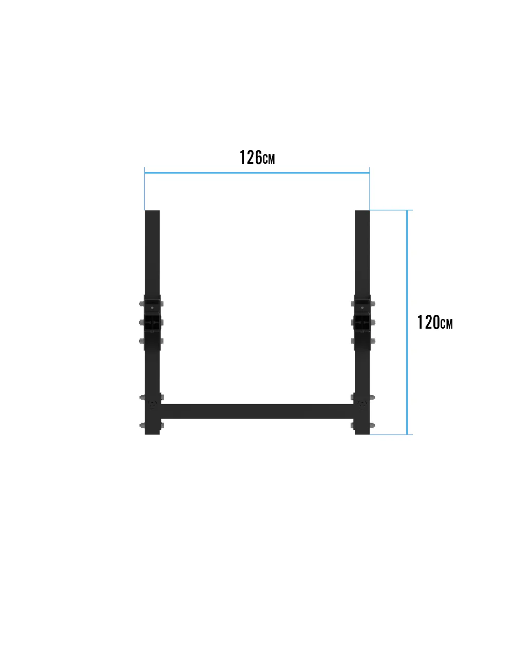 Bulldog Gear - MLSR1 1.76m Squat Rack - Image 3