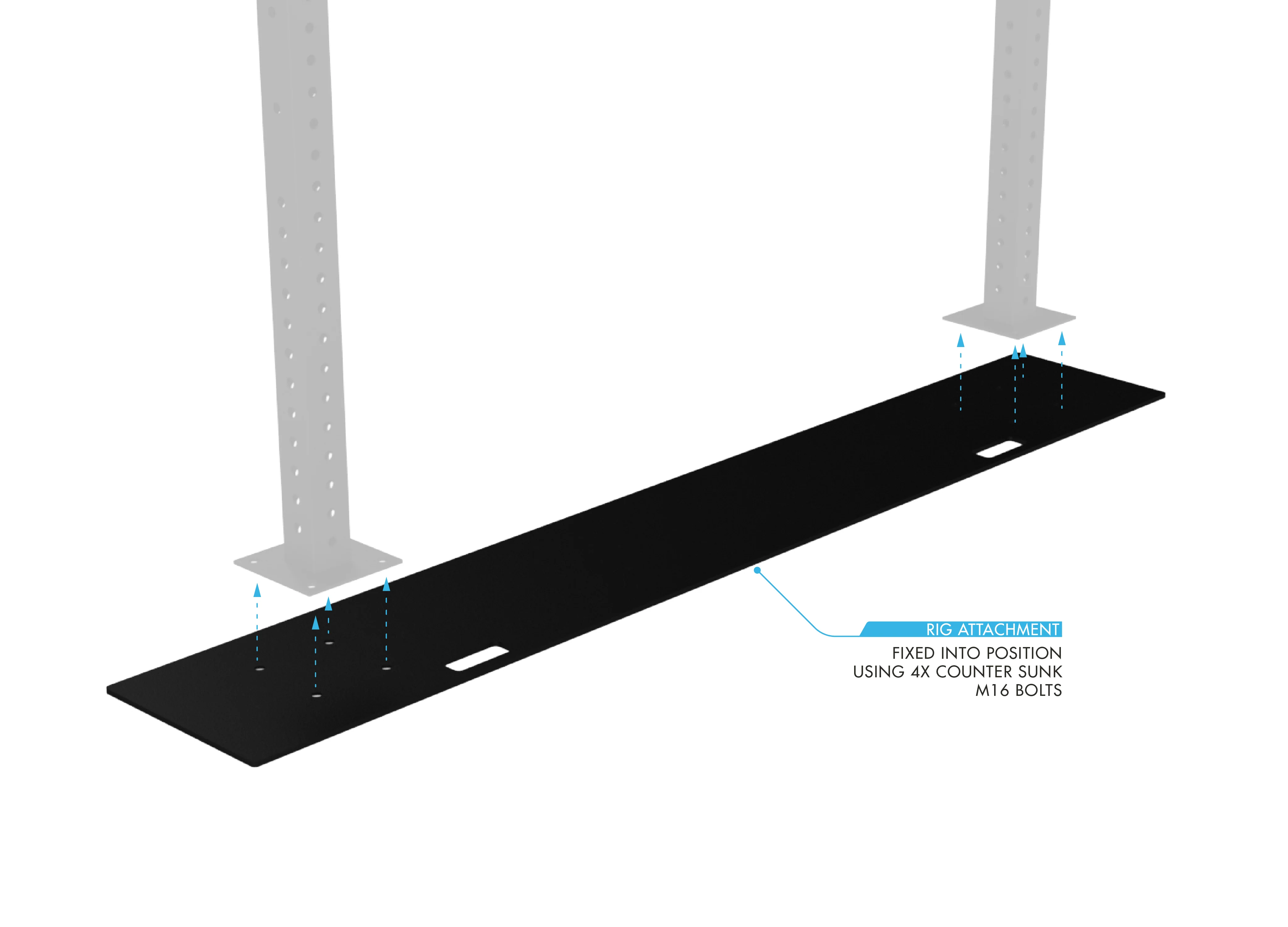 Bulldog Gear - Heavy Duty Rig/Rack Rack Base Anchor Plates - Image 3