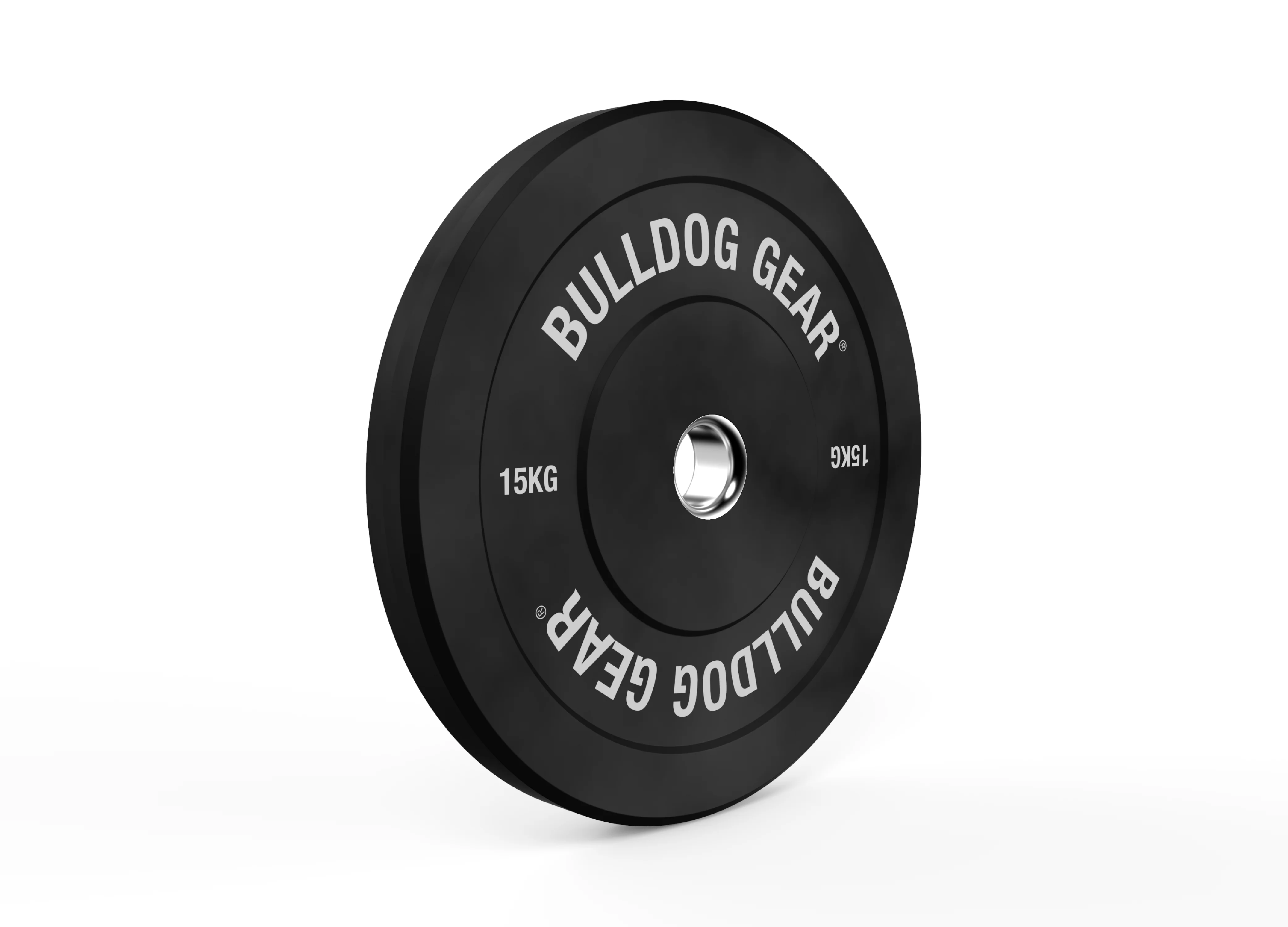 Bulldog Gear - Home Gym Black Rubber Bumper Plates - Image 3