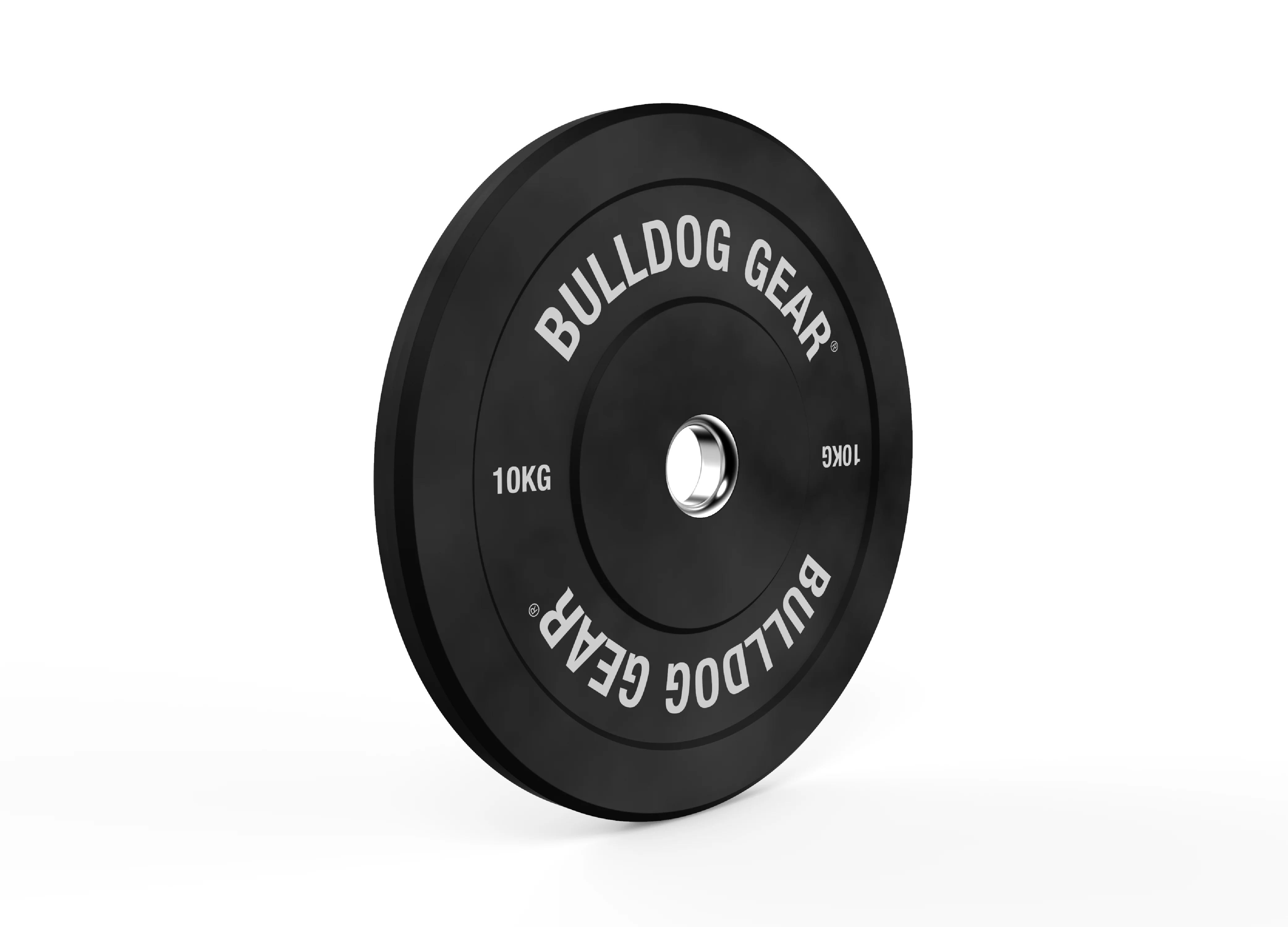 Bulldog Gear - Home Gym Black Rubber Bumper Plates - Image 4