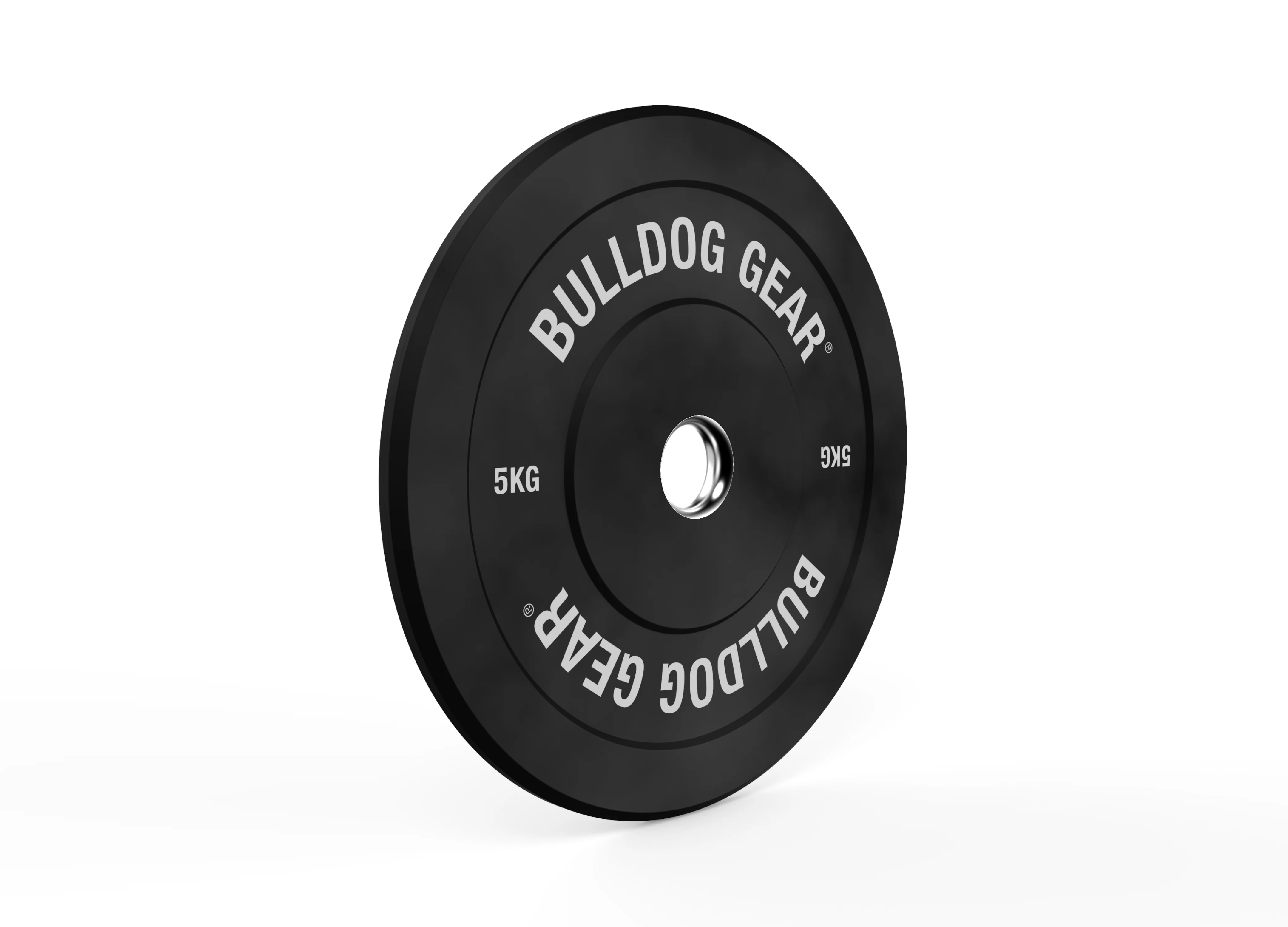 Bulldog Gear - Home Gym Black Rubber Bumper Plates - Image 5